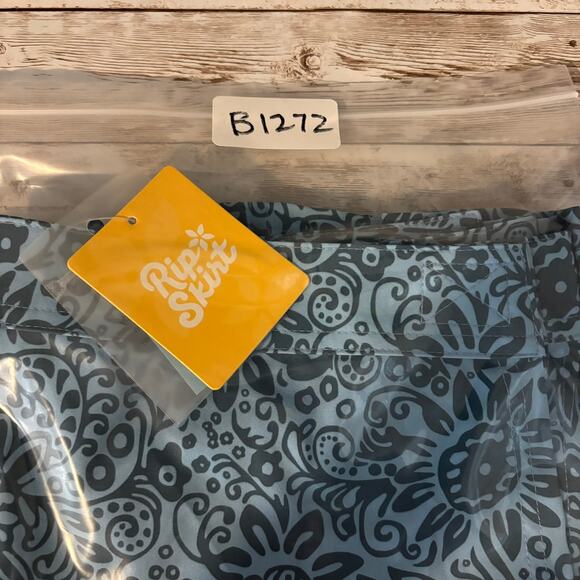 RipSkirt Hawaii Large Tuscan Blue Wrap Beach Cover Resortwear Length 2 Pockets - Picture 10 of 10